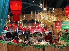 大堂-老滇山寨•云南特色菜•地方菜•民族风情歌舞表演(金碧店)