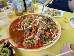 特色炒肉片-靖远三虎特色羊羔肉