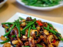 茄子紫苏炒豆角-品胜点心专家(万业大厦店)