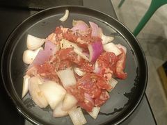 -山野的朋友露营炭火烤肉