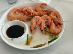 白灼基围虾-碧海银沙海鲜餐厅(恒大海上威尼斯店)