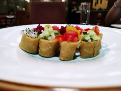 满园春色水果咯吱-柒园·三十年创意杭帮菜(龙湖滨江天街店)