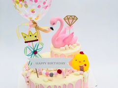 -卡比儿童蛋糕·心意定制·低脂零卡糖动物奶油FancyBALLOON(滨海店)