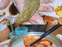 缸里捞的鲜虾-芭菲盛宴·环球美食(锦城万达广场店)