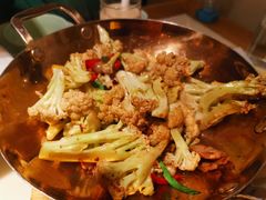 干锅菜花-绿茶餐厅(西单老佛爷店)