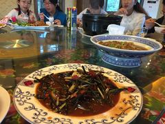 炒蕨菜-仙店农庄(湖景农庄餐厅)