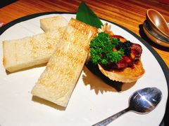 鹅肝甲罗烧配黄油面包-江户前寿司(好运街店)