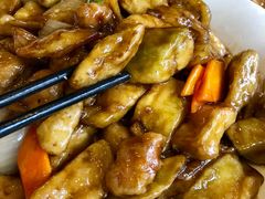 溜肉段烧茄子-七菜馆·东北菜·蒸饺(文体路店)