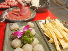 手工虾滑-谭鸭血老火锅(漳州路店)