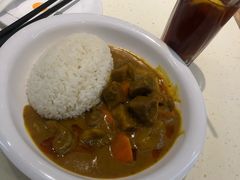 椰汁咖喱牛腩饭-龙记香港茶餐厅