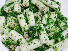 荠菜肉丝炒年糕-穆桂英美食(城中店)