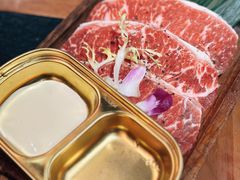 惊世榴莲和牛牛板腱-何发发和牛烧肉·鳗鱼榴莲放题自助(乐峰广场店)