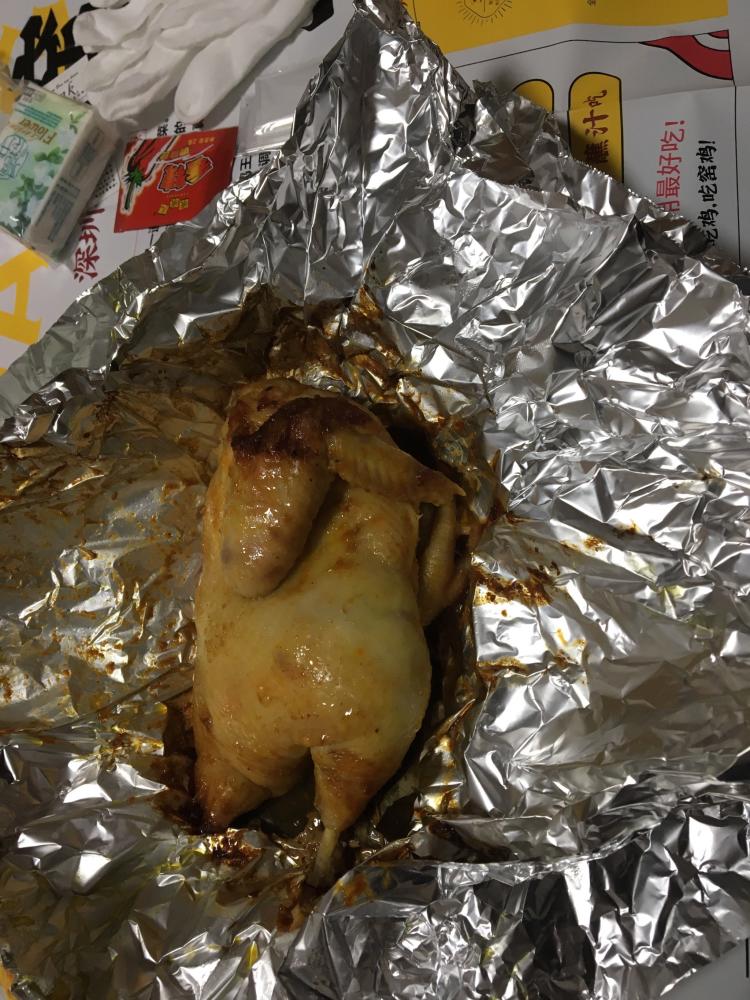 窑鸡王(中信广场店)-"点了个几次香辣的,两层铝箔纸包好的,送到.