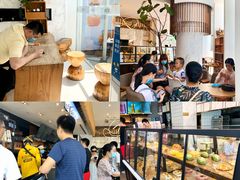 面包甜点陈列柜-萃茶师(琅西店)