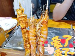 烤大虾-喝丢一只鞋海鲜烧烤·海肠捞饭(文体街店)
