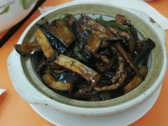 香椿酱茄子煲-满堂福素食馆(长阳路店)