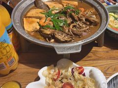 -东来菜馆•手抓海鲜家常菜•海鲜锅贴(鸽子窝店)
