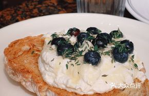 Ricotta Blueberry Sourdough Toast