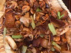 铁板野菜豆腐-农厨好味·温泉鹅·农家菜