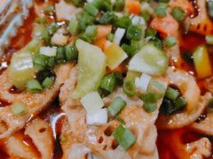 锡纸藕片-路边摊