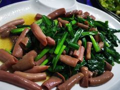 韭菜炒海肠-威海渔村(静安旗舰店)