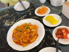 鱼饼炒年糕-桃园中华料理炸酱面(燕儿岛路店)