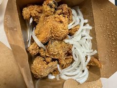 炸鸡翅一半一半-富乐满韩国正宗炸鸡韩国料理(虹泉路店)