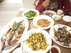 黑米虾仁炒鸡蛋-山水一号·中餐厅