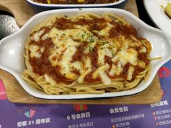芝士焗肉酱意粉-伯顿西餐厅(厚街香榭丽店)