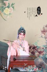 -后宫·古装汉服京剧儿童亲子全家福摄影