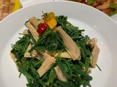 橄榄油丝瓜尖-北平楼·烤鸭·北京菜(牡丹园店)