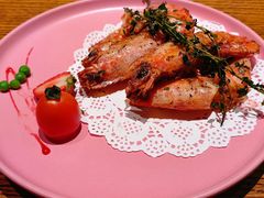 黑胡椒煎阿根廷大红虾-甜阿姨·天台花园私房菜(万松园店)