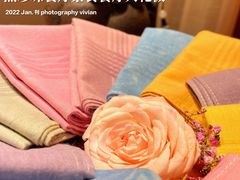 菩提手工植物染手帕-叶叶菩提·晋福宫