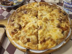 黑胡椒鸡肉菌菇披萨-Rabbit Cafe私房西餐甜点咖啡(栖霞路店)