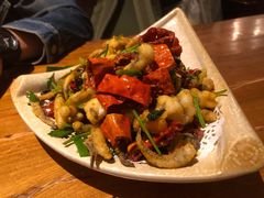 香辣干煸鱿鱼须-陆壹捌餐厅(五大道店)