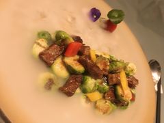 包菜仔爆雪花牛肉-广东道至正餐厅(区庄店)