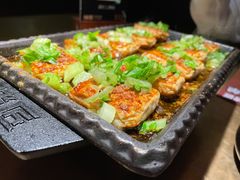 包浆豆腐-探鱼·鲜青椒爽麻烤鱼(银泰城店)