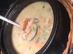 鲜虾干贝砂锅粥-肉神潮汕卤鹅