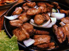 炒五花肉-包装马车·韩国料理·포장마차