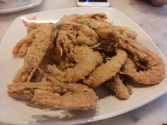 咸蛋黄虾-新海山海鲜餐馆