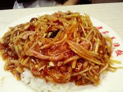 鱼香肉丝盖浇饭-老头盖浇饭(南京新街口明瓦廊宏光酒店店)