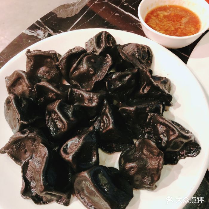 鲅鱼饺子黑色图片