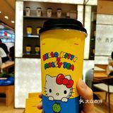 Hello Kitty联名纸杯+奶香瓜茶！
