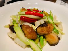 羊肚菌酿虾滑炒藕尖-榕意·川味之美(深业上城店)