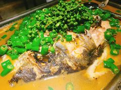 -探鱼·鲜青椒爽麻烤鱼(中天广场店)