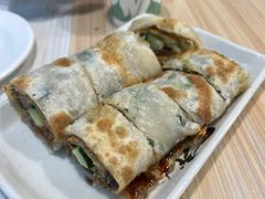 葱饼卷羊肉-台北楚楚园馅饼粥(虹桥南丰城店)