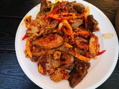炒羊杂-沙州食驿·非遗小吃夜市