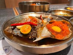-草家酱蟹炭火烤肉店(珲春南路二店)