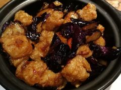 鱼香茄子龙利鱼-新澳港式茶餐厅(余姚路店)