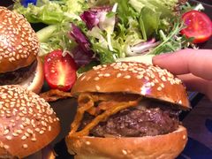 美式烧烤牛肉迷你汉堡-bluefrog蓝蛙(皇庭广场店)